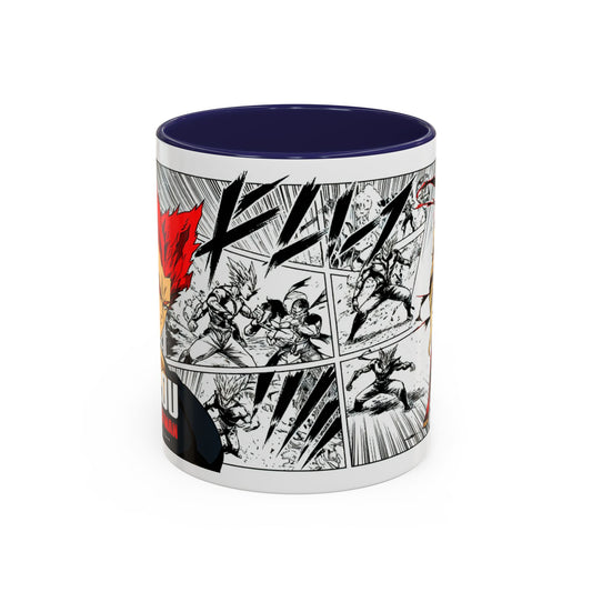 Garou Mug |One Punch Man Inspired Collage Accent Mug (11/15 oz)