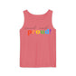 loud and proud! rainbow text Tank Top | Pride LGBTQ+ apparel