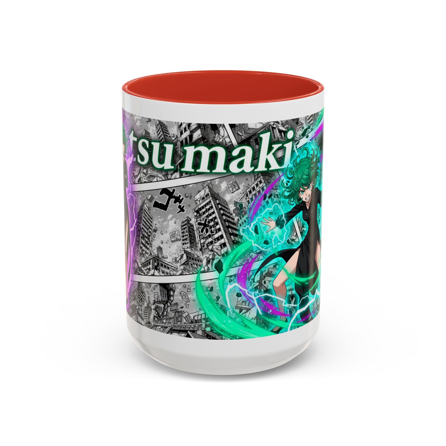 Accent Coffee Mug - Anime Girl Psychic Power Design (11/15oz)