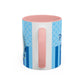 Princess Kitty Portrait Mug | Accent Coffee Mug