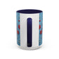 Santa Snowflake Pattern Mug | Accent Coffee Mug