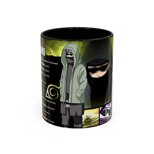Naruto Shippuden Shino Aburame Accent Coffee Mug  Anime Character Fan Gift (11/15oz)