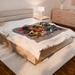One Piece Characters Velveteen Plush Blanket | Anime Pirate Crew Throw