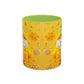 Yellow Sweater Santa Mug | Accent Coffee Mug