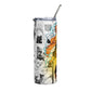 Anime Demon Slayer Inspired Style 20oz Stainless Tumbler  Color & Manga Panel Design