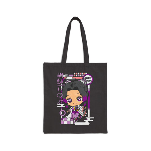 Shinobu Chibi Kimono Tote Bag | Demon Slayer Inspired Tote Bag