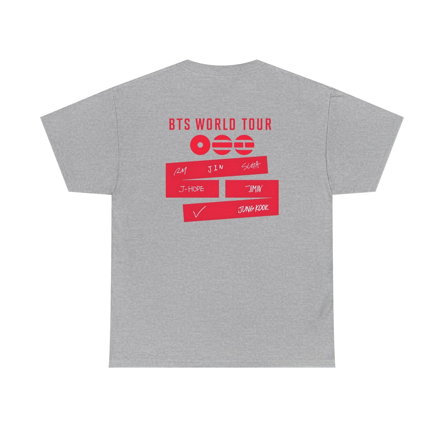 BTS World Tour Jungkook T-Shirt | K-Pop Concert Tee