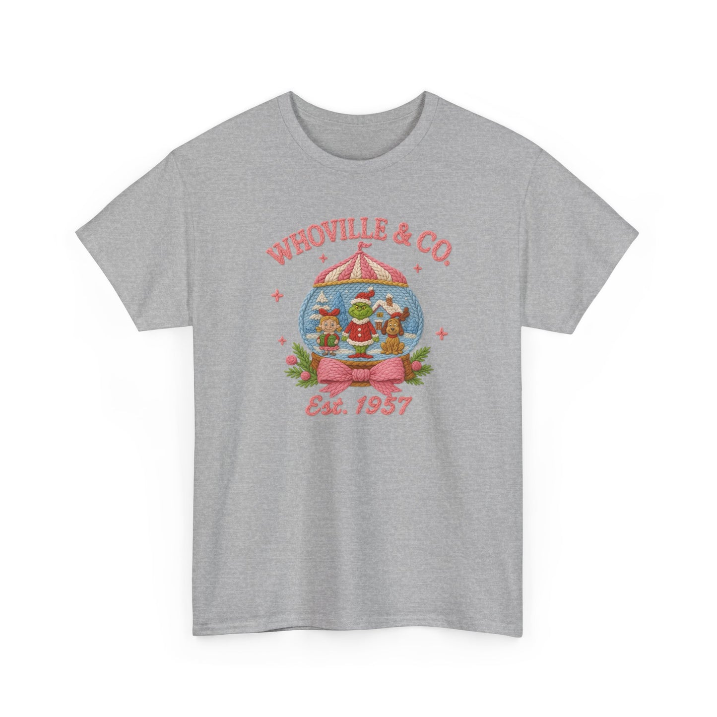 Whoville Snow Globe tee | Christmas Dr. Seuss inspired shirt, holiday village design
