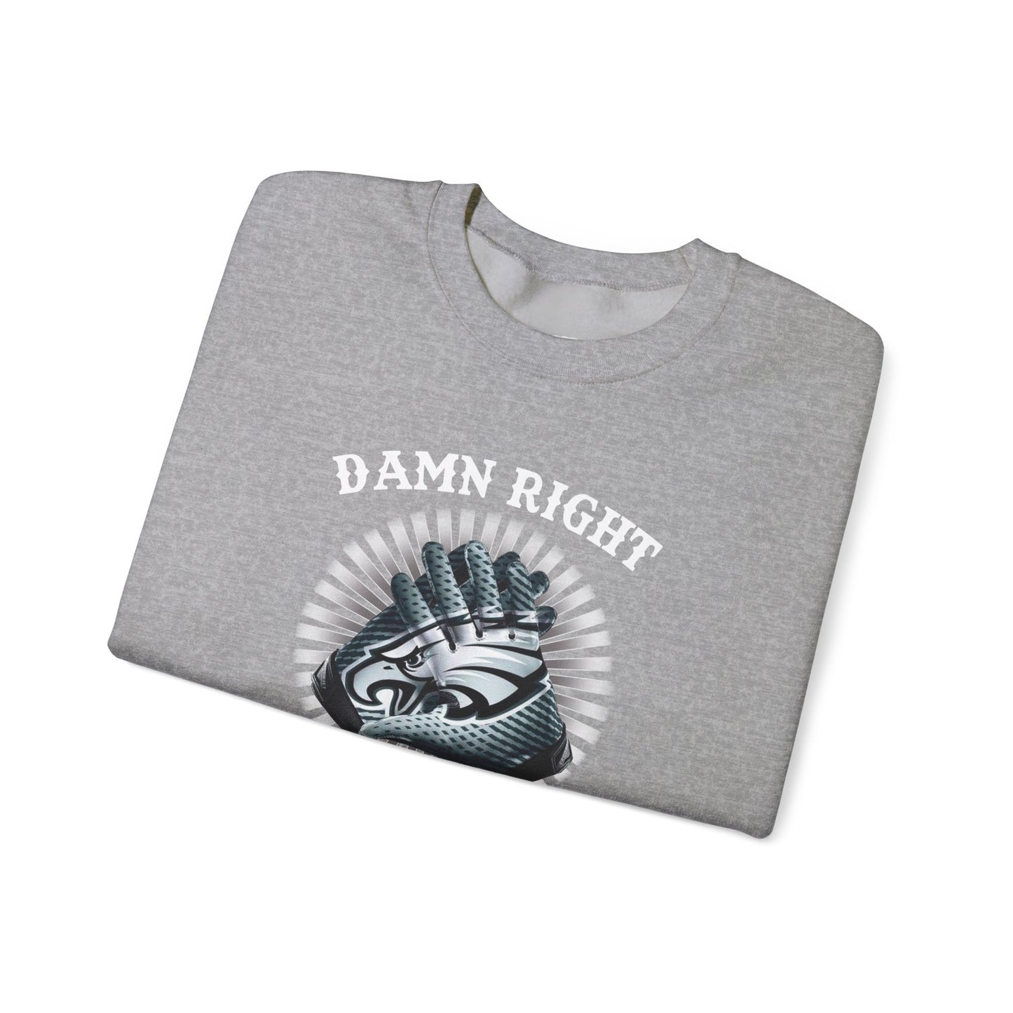 Customized “Damn Right I Am an Eagles Fan Now and Forever” Football Fan Pullover