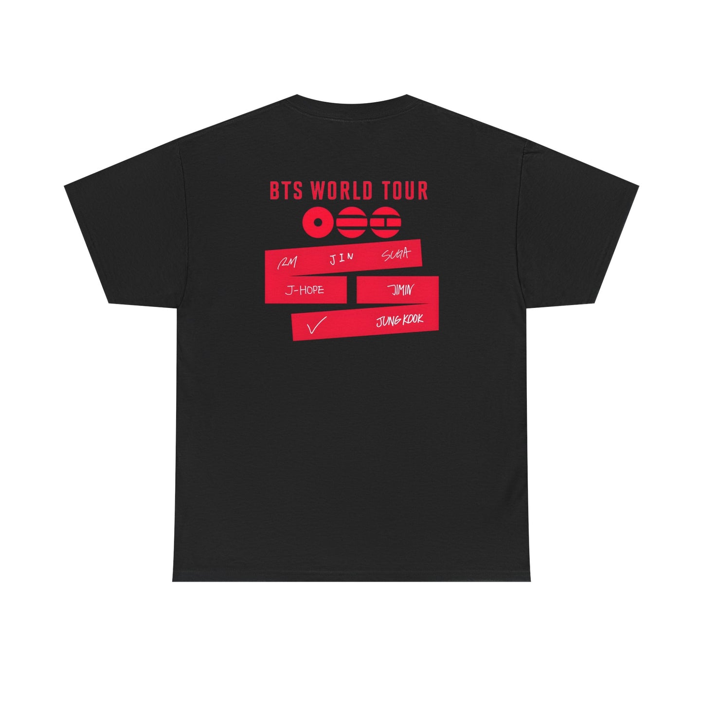 BTS World Tour Jin Photo Tee | K-Pop Band Shirt