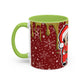 Grinch and Mouse Santa Mug | Accent Coffee Mug 11oz 15oz