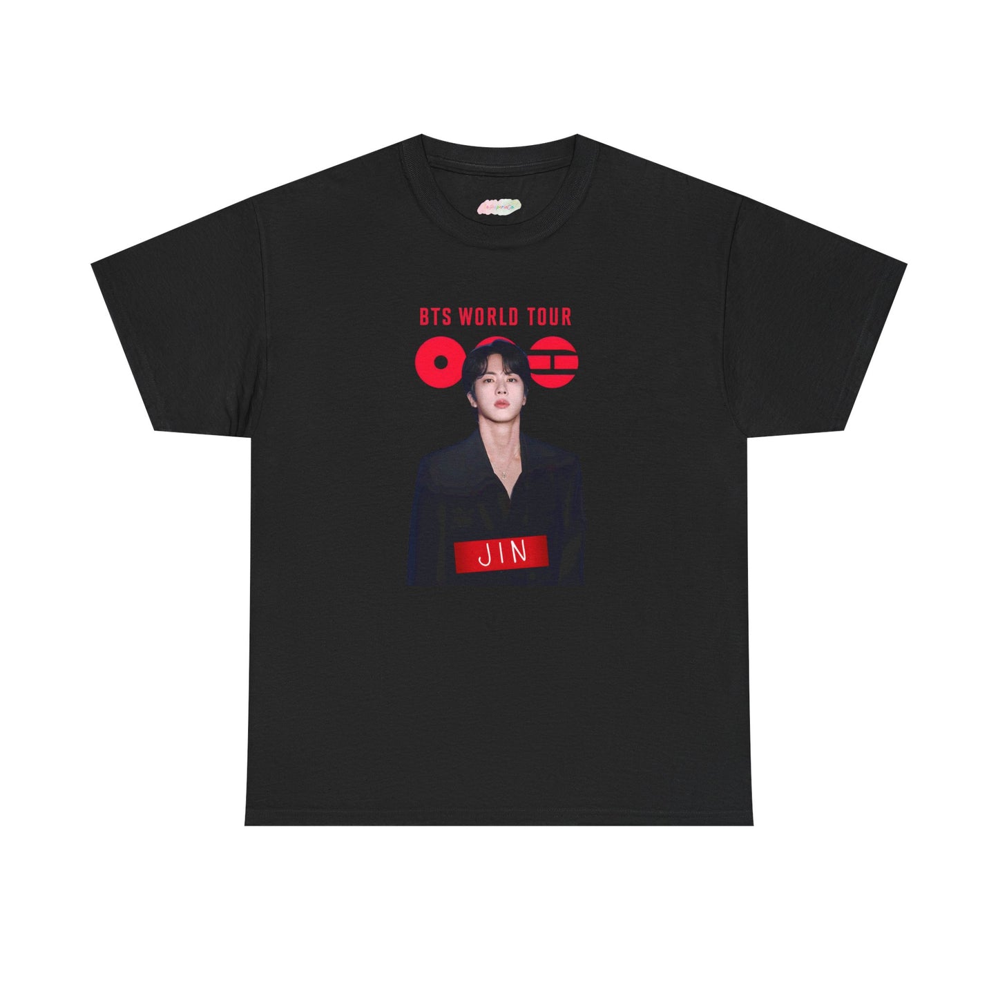 BTS World Tour Jin Photo Tee | K-Pop Band Shirt