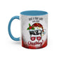 Just a Girl Who Loves Christmas Skull Mug | Accent Coffee Mug 11oz/15oz