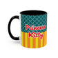 Redheaded Princess Kitty Accent Coffee Mug | Cute Cat Princess Design