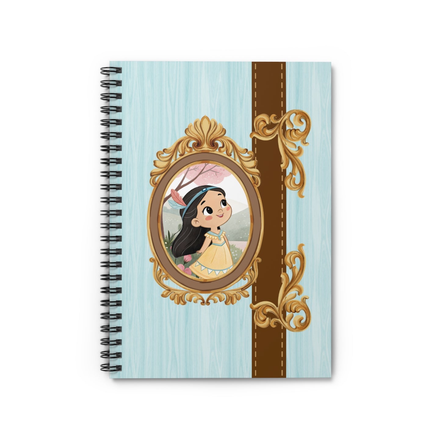 Vintage Frame Princess Spiral Notebook | Ruled Journal