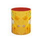 Yellow Sweater Santa Mug | Accent Coffee Mug
