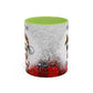 Just a Girl Who Loves Christmas Skull Mug | Accent Coffee Mug 11oz/15oz