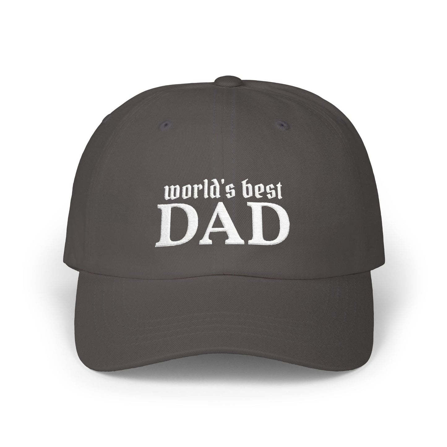 World's Best Dad Classic Dad Cap | Embroidered Baseball Hat