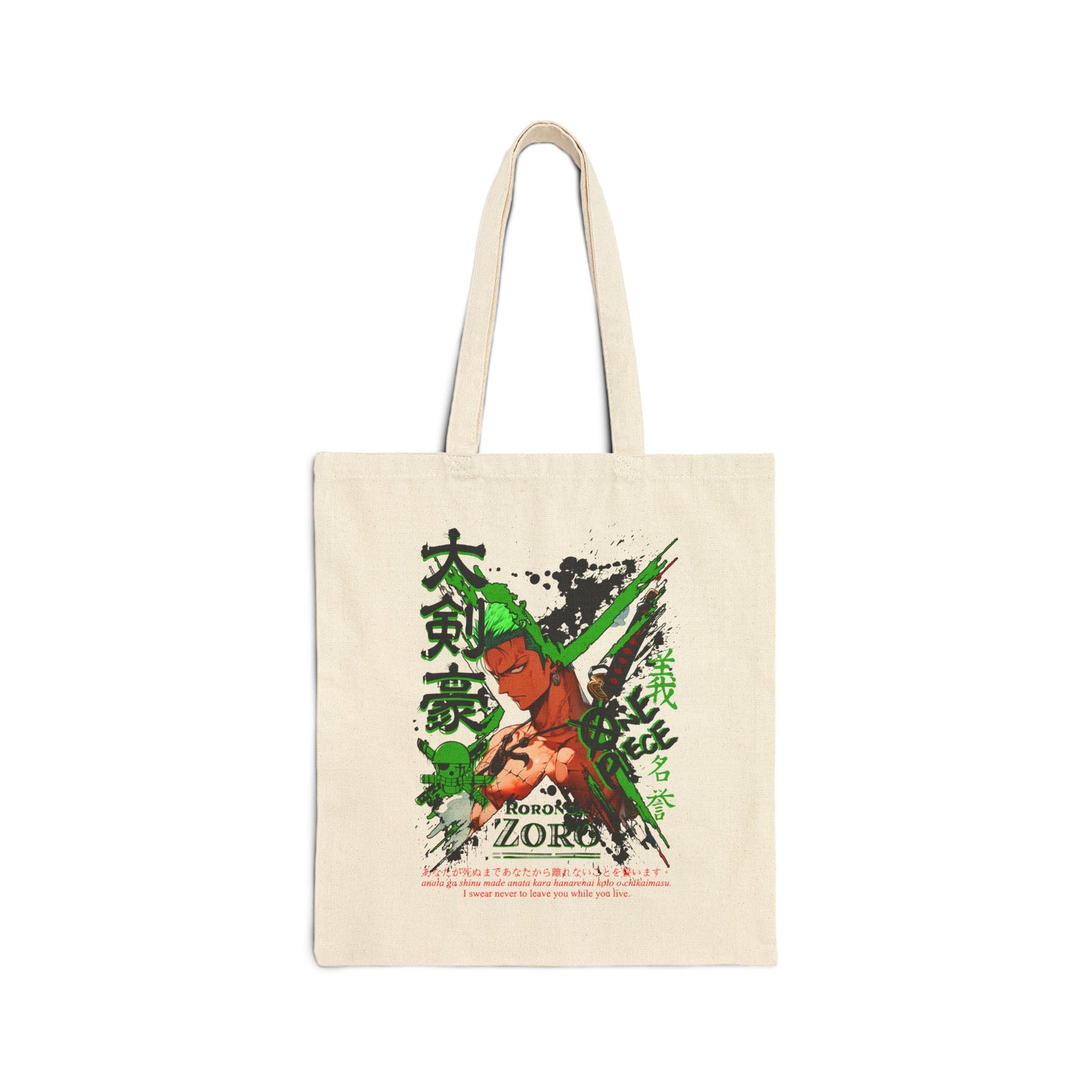 Anime Tote Bags — One Piece, Naruto, Chainsaw Man & More