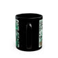 Zoro Samurai Black Coffee Mug  Anime Sword Battle Art