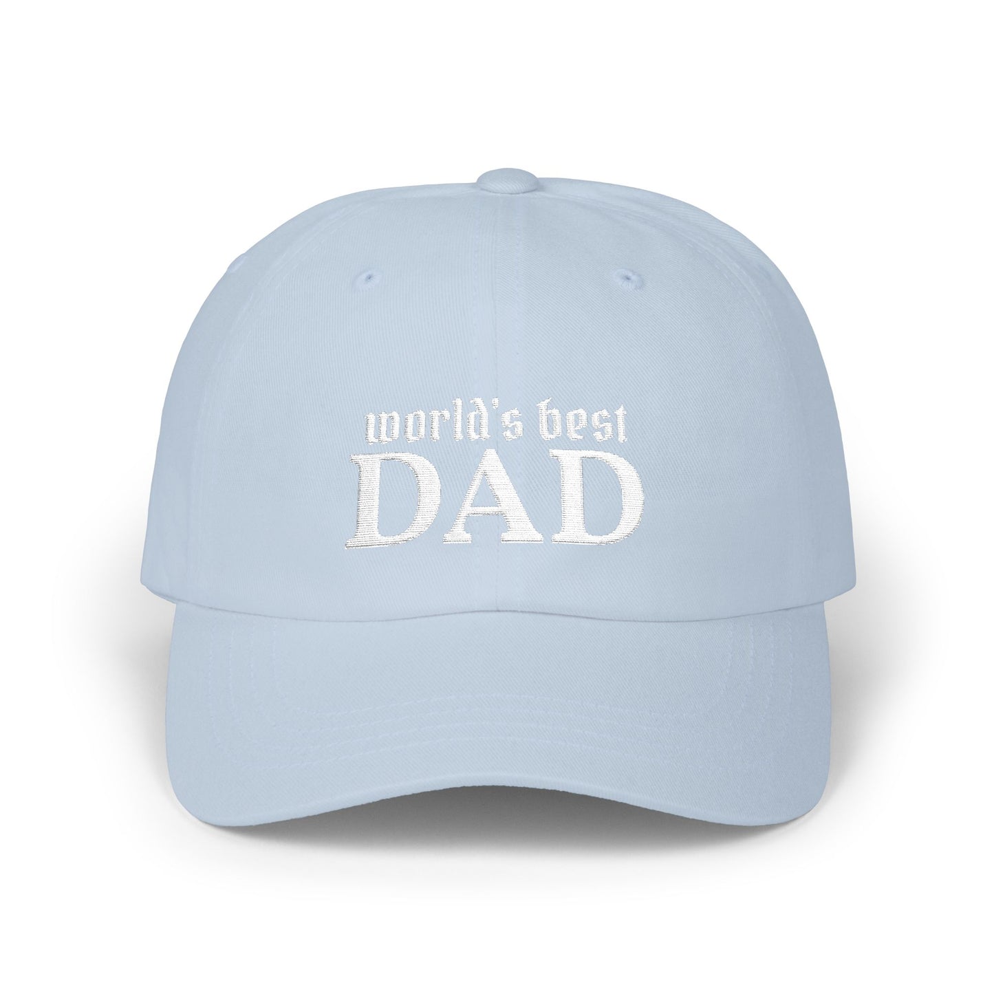 World's Best Dad Classic Dad Cap | Embroidered Baseball Hat