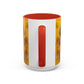 Yellow Sweater Santa Mug | Accent Coffee Mug