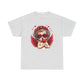 Valentine Cherub Heart Sunglasses T-Shirt | Cupid Angel with Red Wings