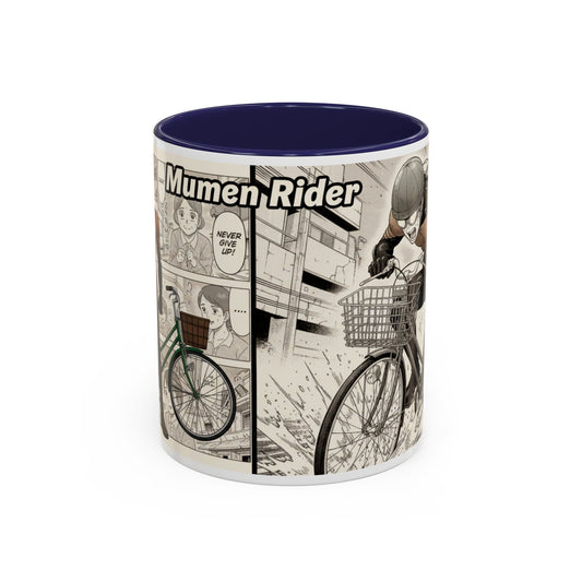 Mumen Rider Comic Panel Coffee Mug  Anime Hero Bike Design (11/15oz)