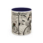 Mumen Rider Comic Panel Coffee Mug  Anime Hero Bike Design (11/15oz)