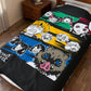Demon Slayer Chibi Character Velveteen Plush Blanket