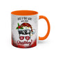Just a Girl Who Loves Christmas Skull Mug | Accent Coffee Mug 11oz/15oz