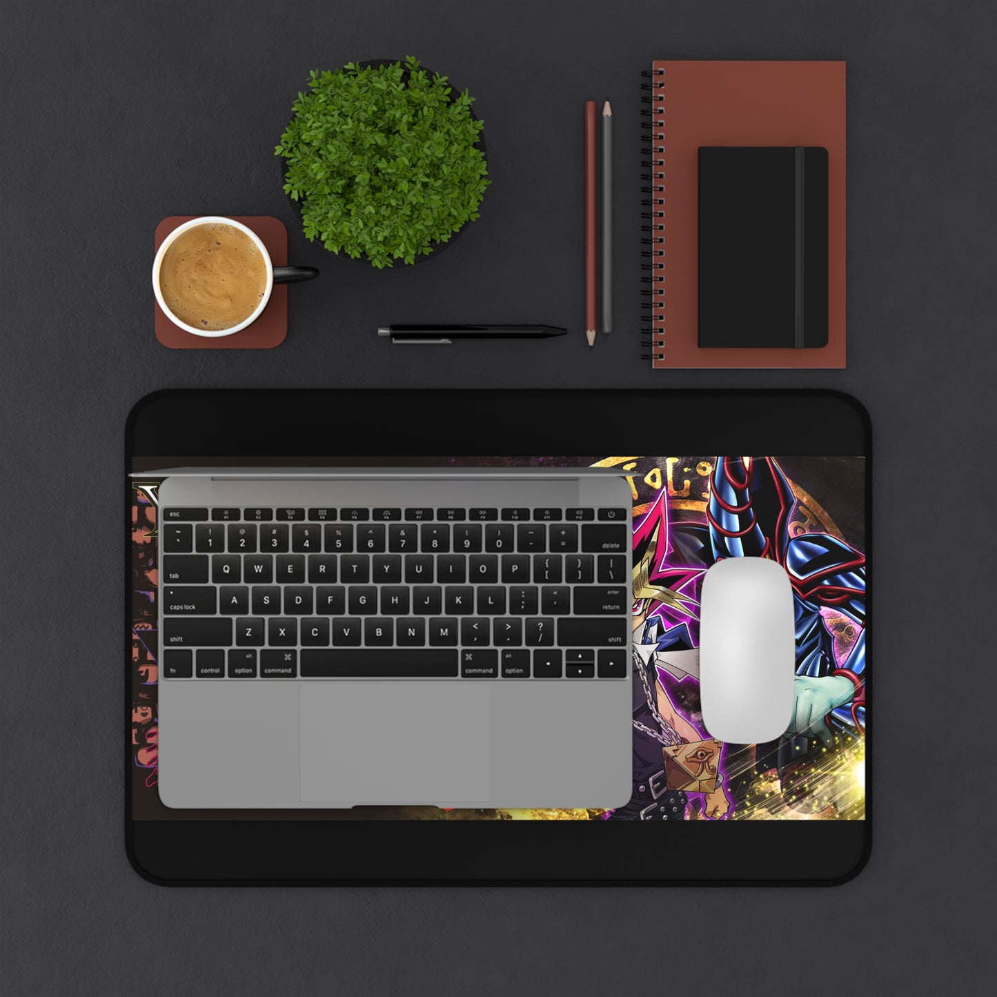 Yu-Gi-Oh! Duelist Desk Mat | Yugi & Dark Magician Gaming Mouse Pad