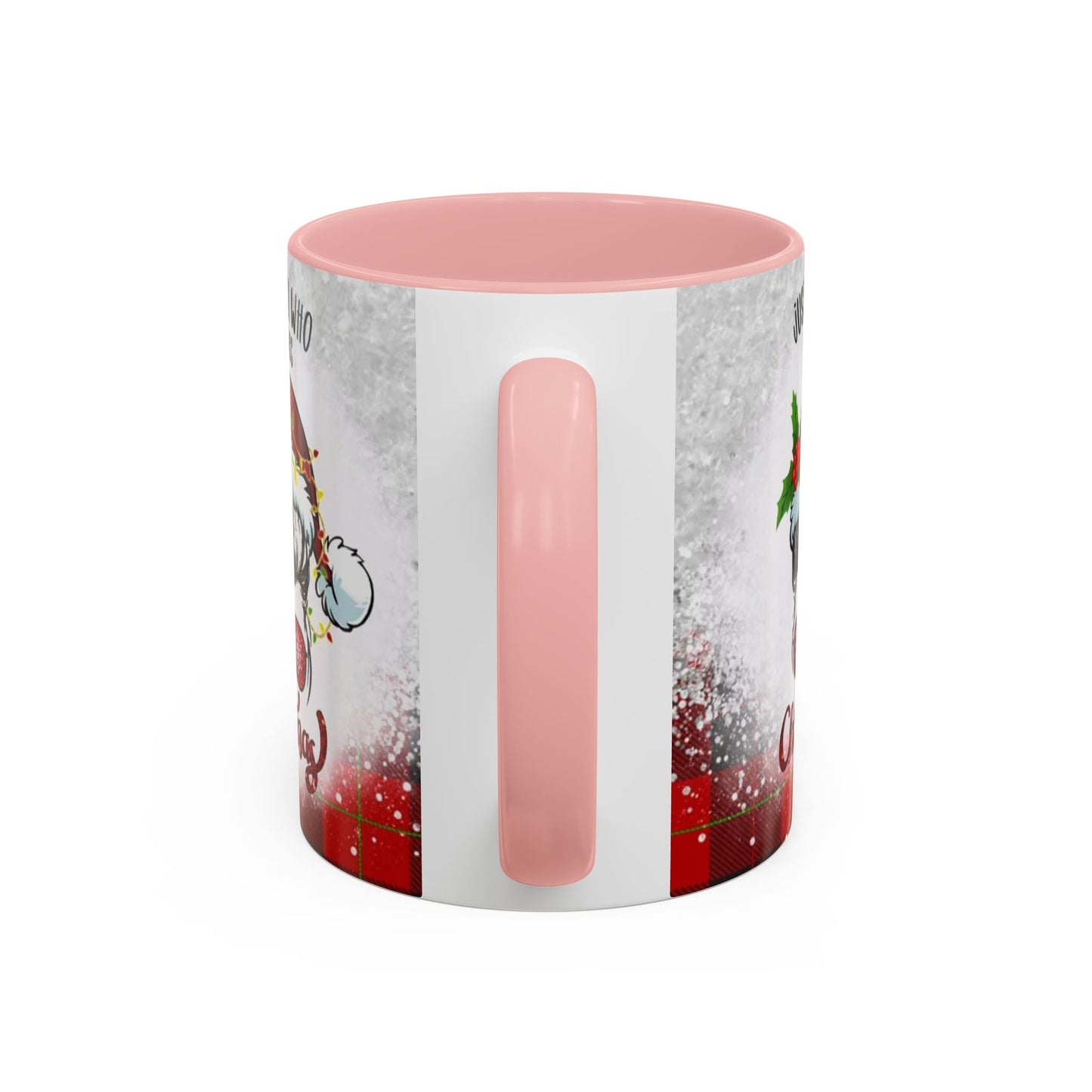 Just a Girl Who Loves Christmas Skull Mug | Accent Coffee Mug 11oz/15oz
