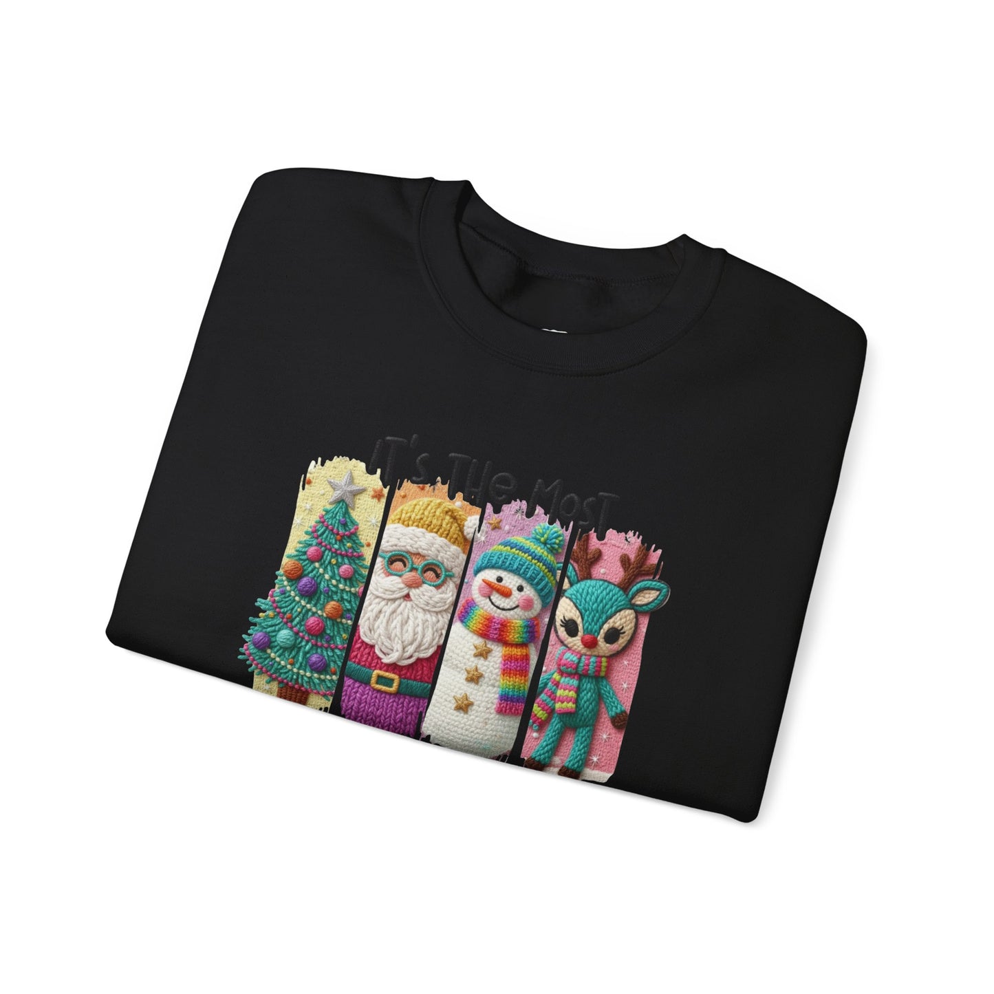 Whimsical Christmas Characters Tee | Santa Snowman Reindeer Holiday Shirt