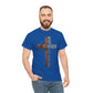 He Is Risen Cross T-Shirt | Matthew 28:6 Christian Easter Tee