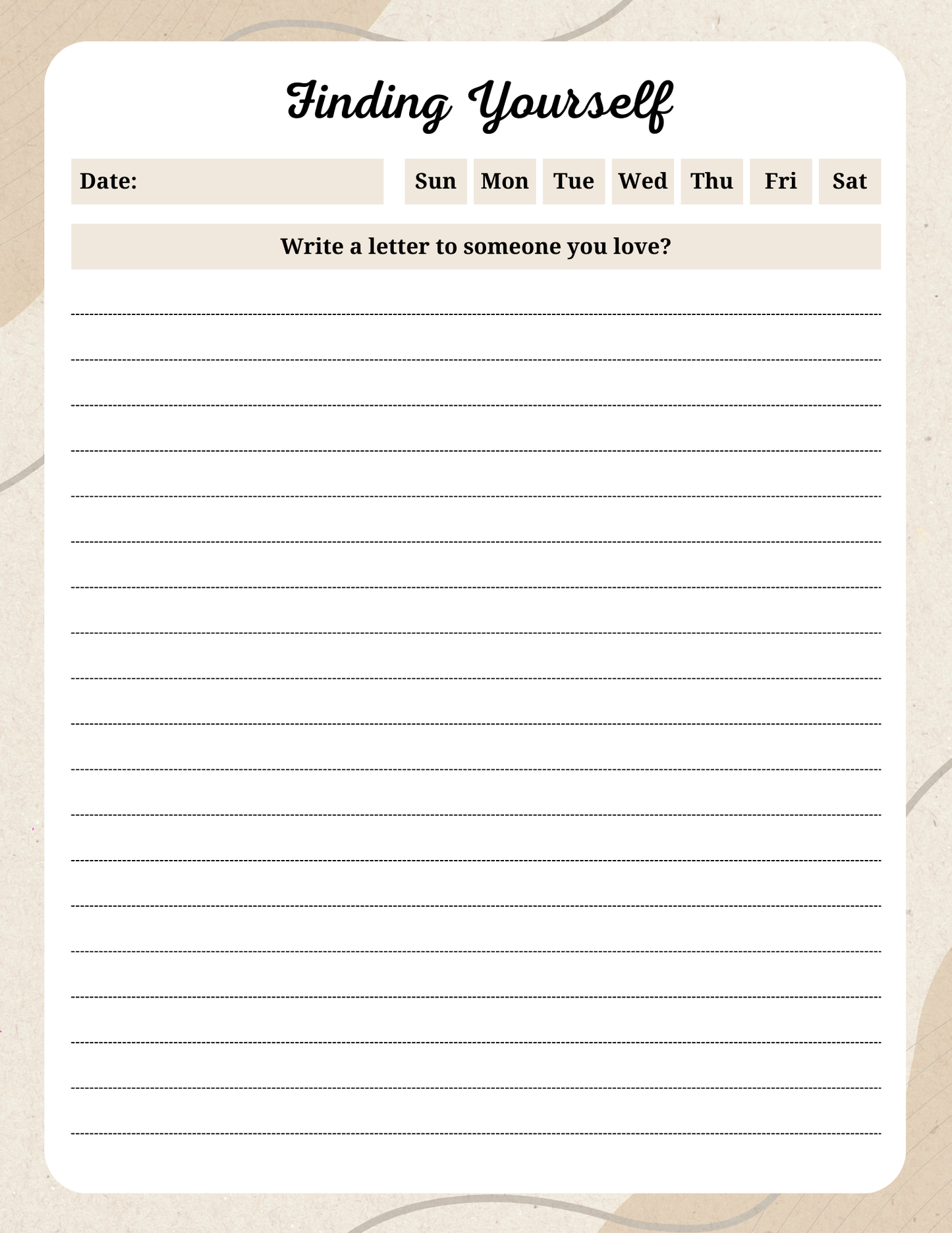 Self-Discovery Journal | Digital Download