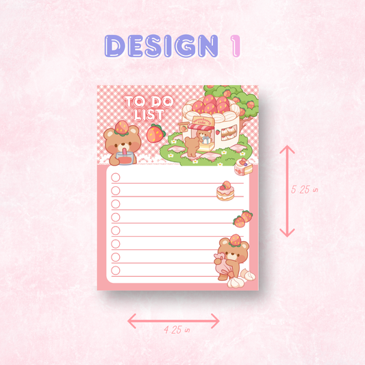 Kawaii To-Do-List Notepad | 50 Sheets
