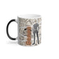 Color-Change Anime Comic Mug  Fire Fist Action 11oz