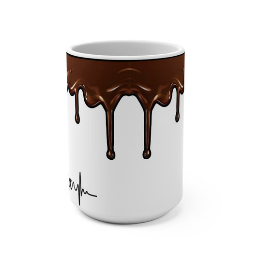 Snoopy Chocolate Drip Mug | 15oz Ceramic Coffee Cup