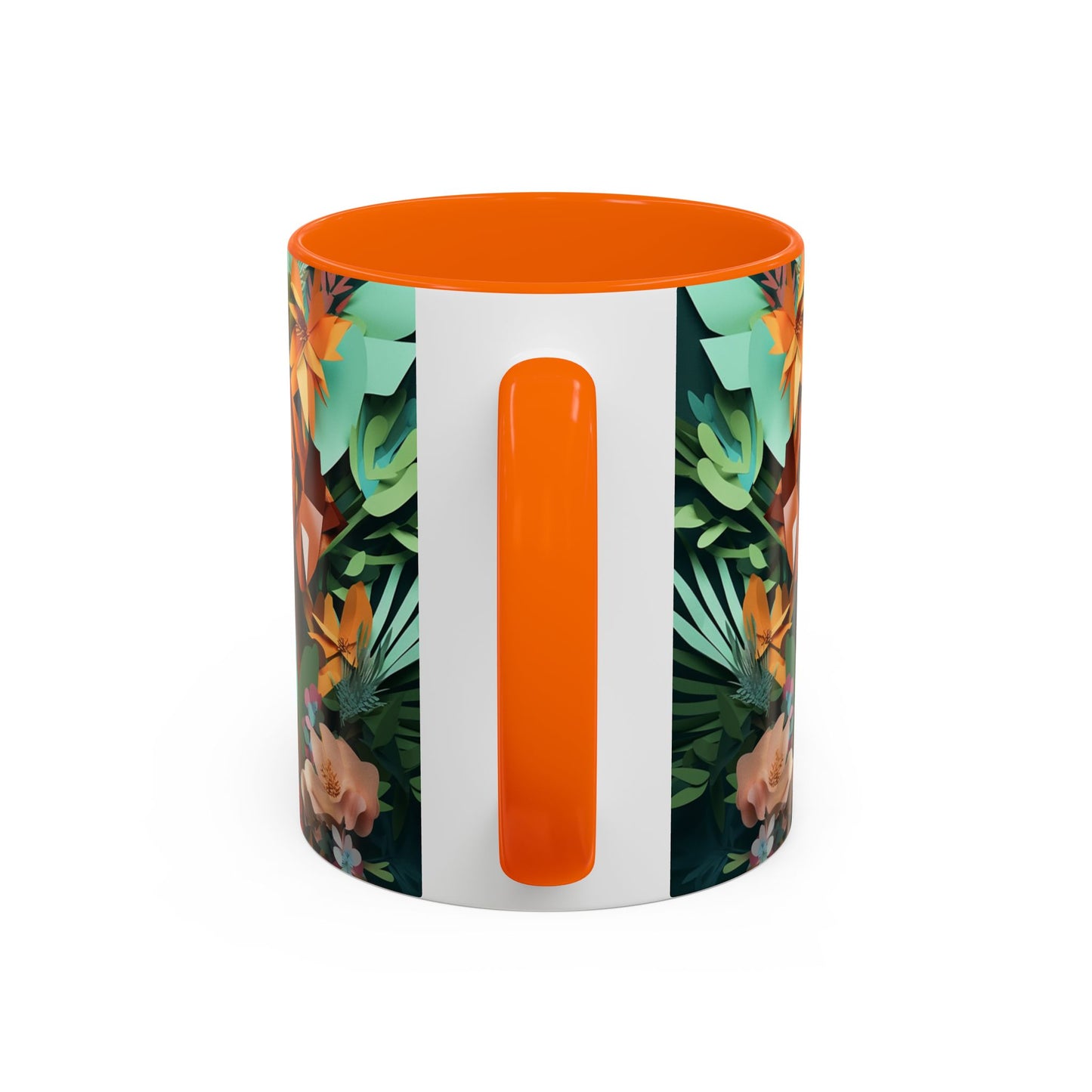 Vizsla Floral Accent Coffee Mug — Dog Portrait Botanical 11/15oz