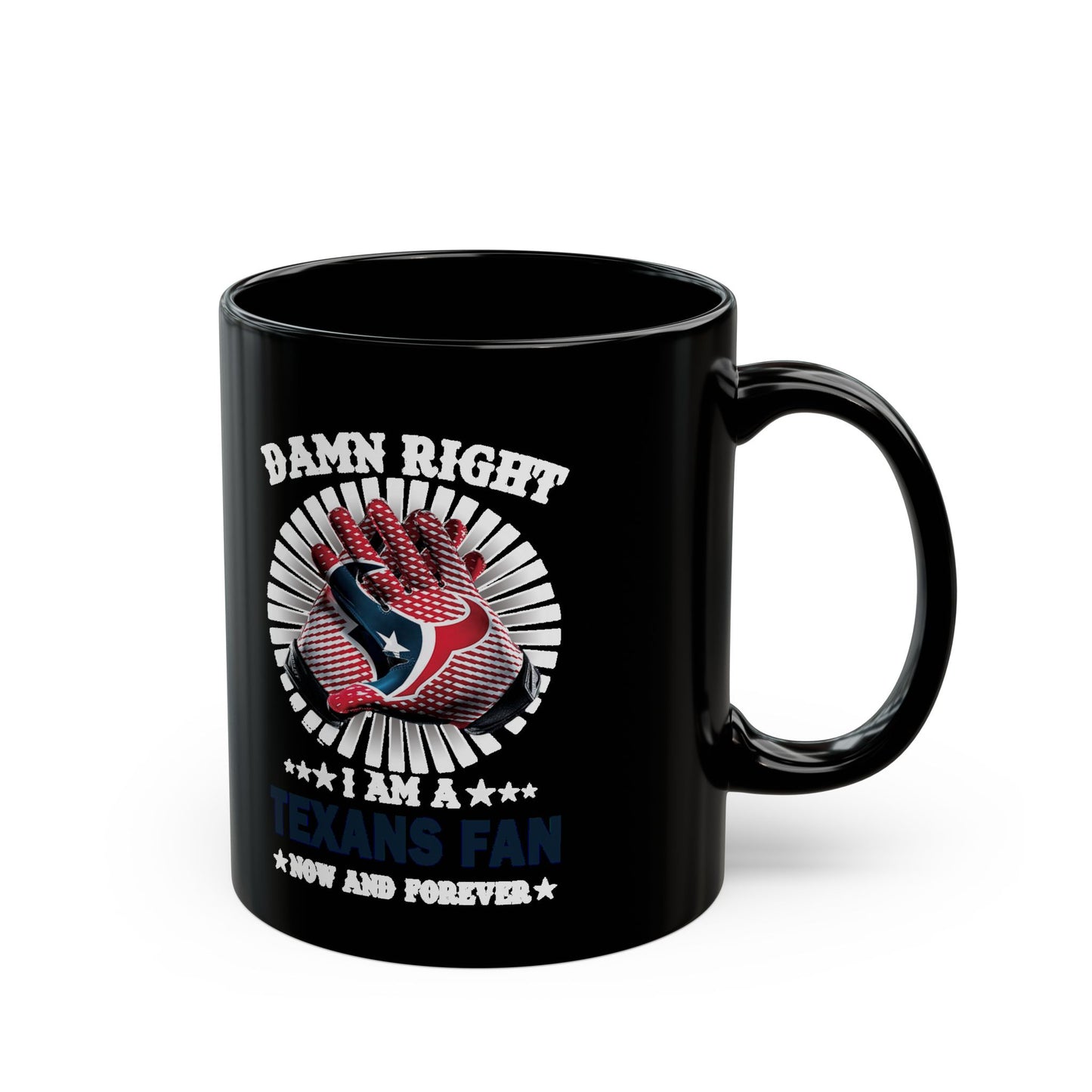 Customized Texans Football Fan  Mug – Football Fan Coffee Cup