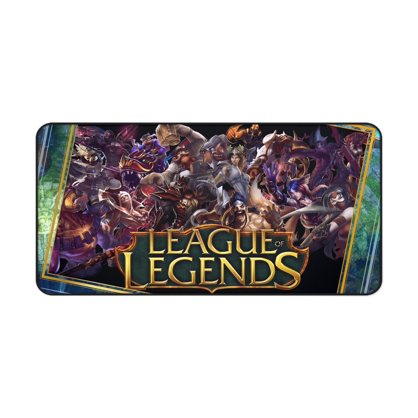 League of Legends Gaming Desk Mat  Champion Collage Mouse Pad