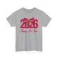 2026 Happy New Year Tee – Festive Pink Bow Celebration T-Shirt