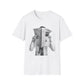BTS  Reading Newspaper T-Shirt | Vintage Illustration, Retro Newsprint Tee