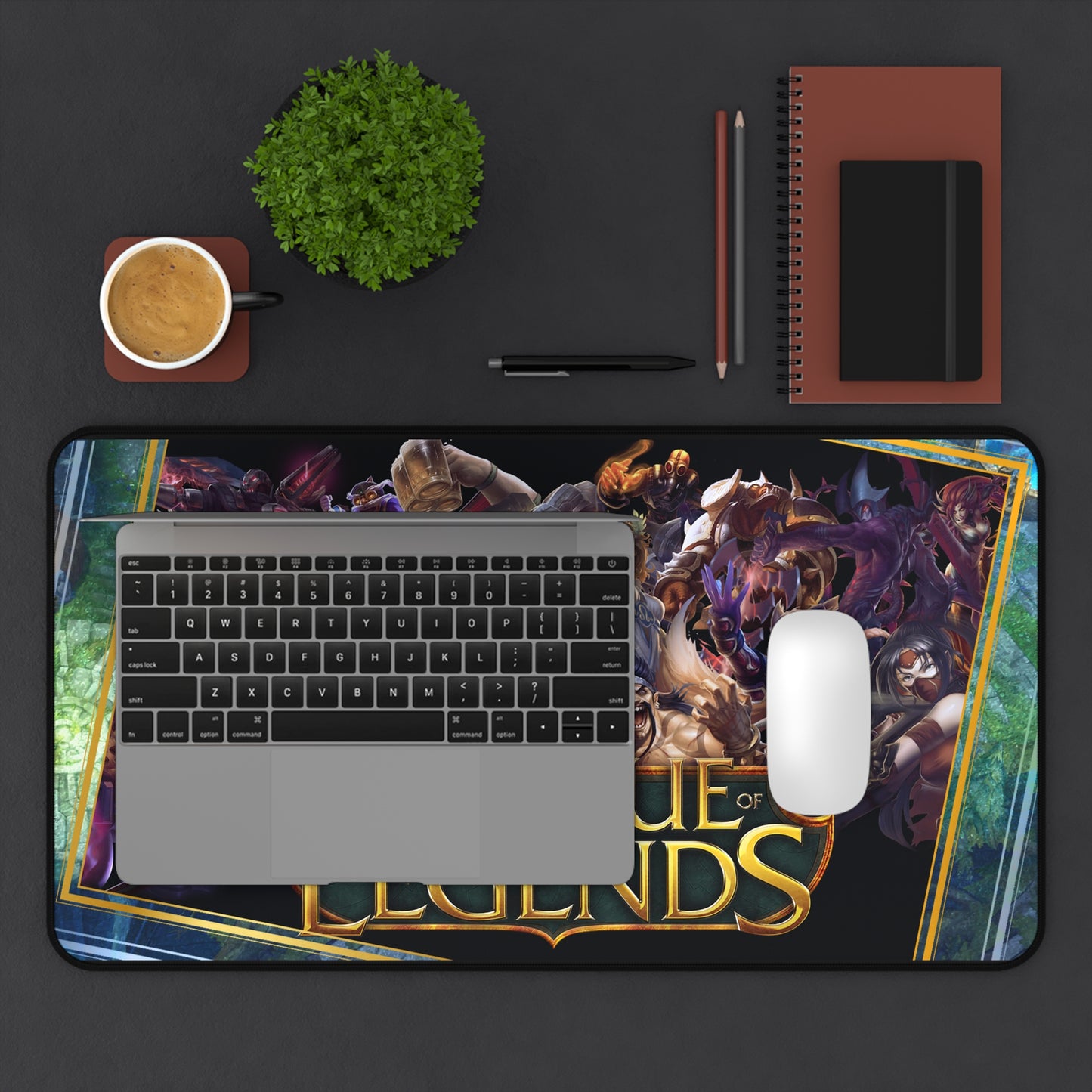 League of Legends Gaming Desk Mat  Champion Collage Mouse Pad