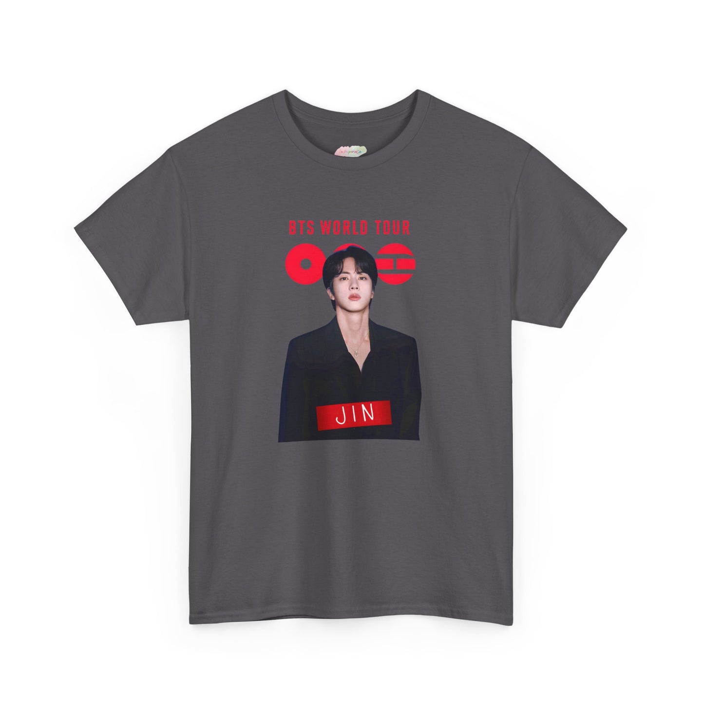 BTS World Tour Jin Photo Tee | K-Pop Band Shirt