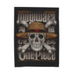 Velveteen Plush Blanket — One Piece Straw Hat Skull Pirate Throw