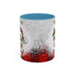 Just a Girl Who Loves Christmas Skull Mug | Accent Coffee Mug 11oz/15oz