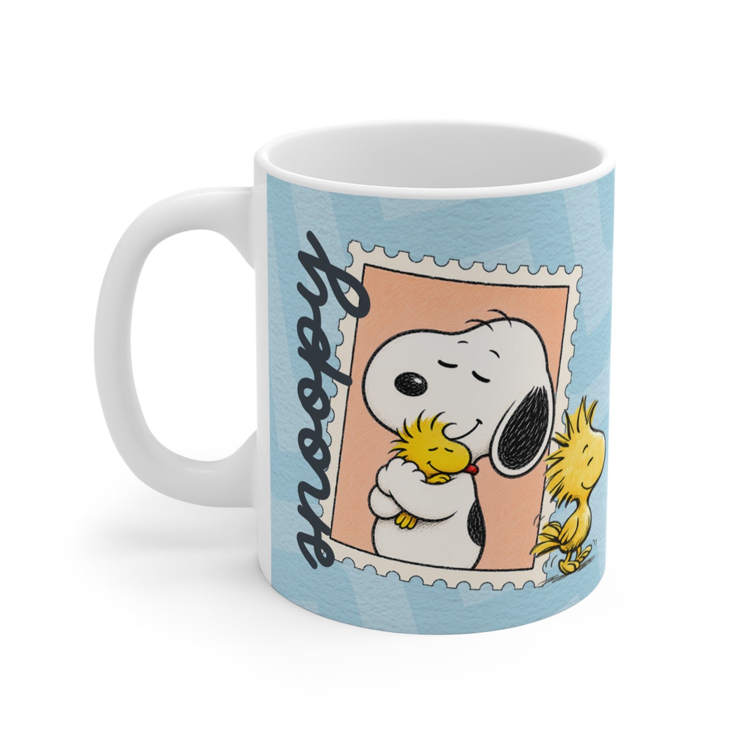 Snoopy & Woodstock Mug | Cartoon Comic Strip Characters