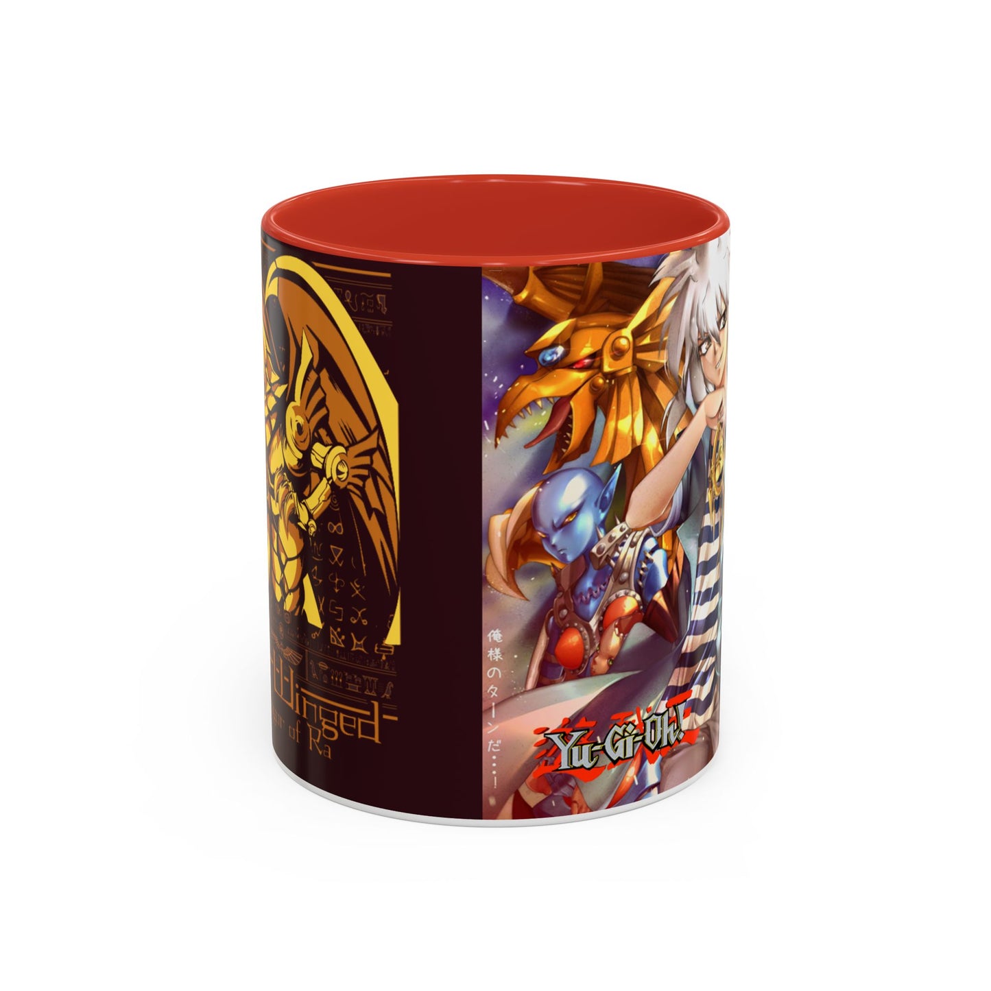 Yu-Gi-Oh! Art Accent Coffee Mug | Pharaonic and Shadi Design (11/15oz)